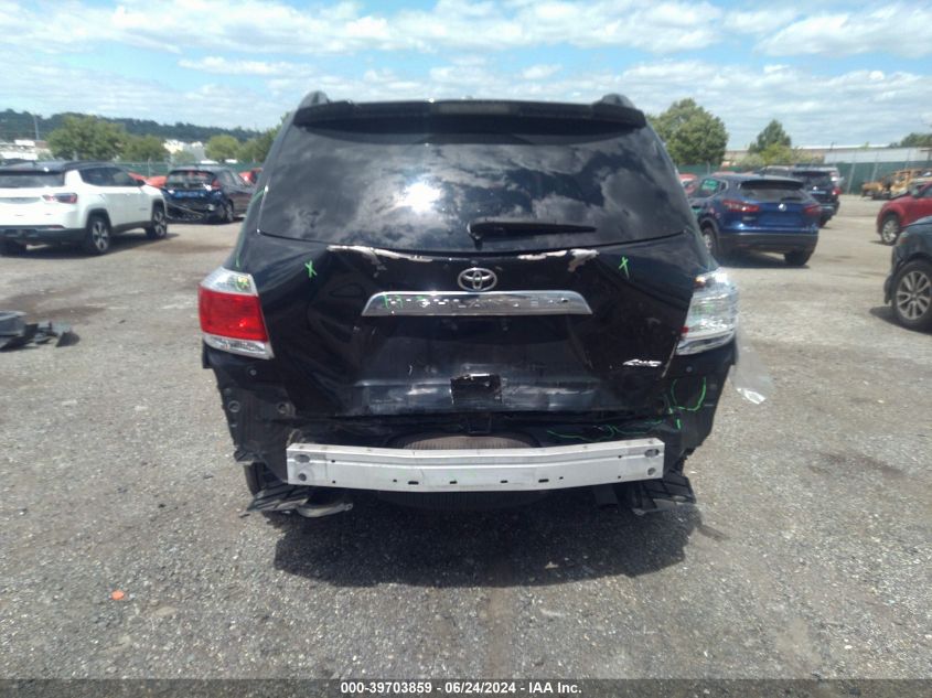 2013 Toyota Highlander Se V6 VIN: 5TDBK3EH8DS244095 Lot: 39703859