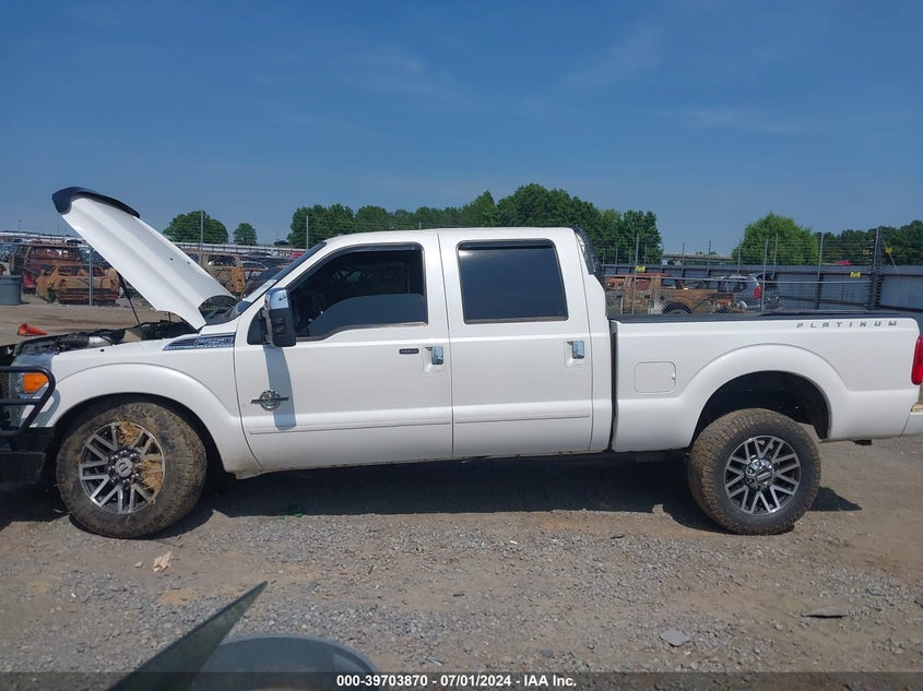 2013 Ford F-250 Lariat VIN: 1FT7W2BT8DEA89387 Lot: 39703870