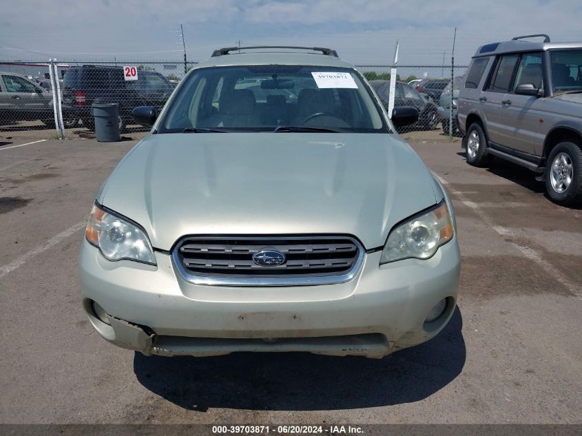2006 Subaru Outback 2.5I VIN: 4S4BP61C467348380 Lot: 39703871