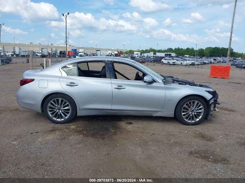 2020 Infiniti Q50 Luxe Awd VIN: JN1EV7AR3LM252838 Lot: 39703873