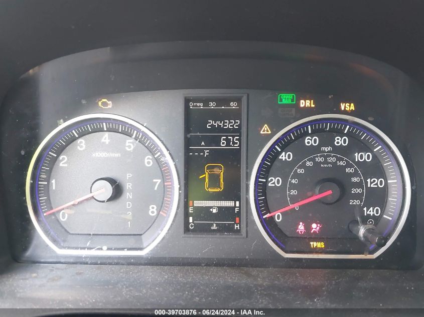 2008 Honda Cr-V Ex VIN: 5J6RE48508L047128 Lot: 39703876