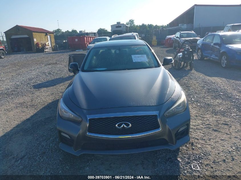 2014 Infiniti Q50 Sport VIN: JN1BV7AR1EM682308 Lot: 39703901