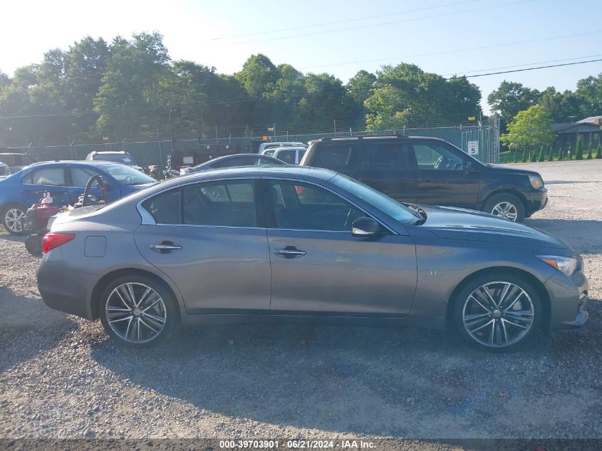 2014 Infiniti Q50 Sport VIN: JN1BV7AR1EM682308 Lot: 39703901