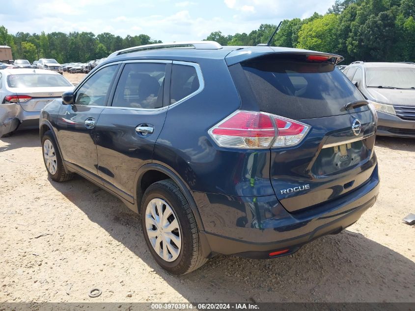 2016 Nissan Rogue S VIN: JN8AT2MTXGW027407 Lot: 39703914