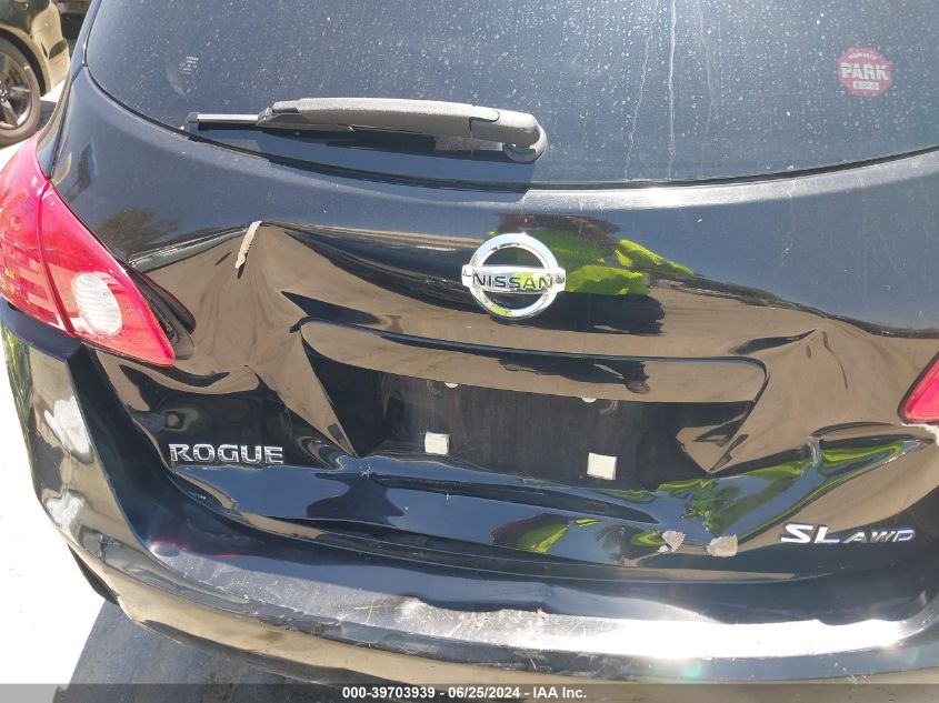 2010 Nissan Rogue Sl VIN: JN8AS5MV6AW612451 Lot: 39703939