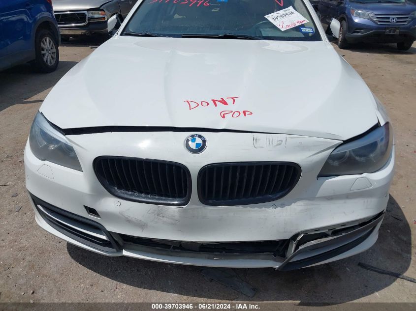 2014 BMW 528I VIN: WBA5A5C59ED503448 Lot: 39703946