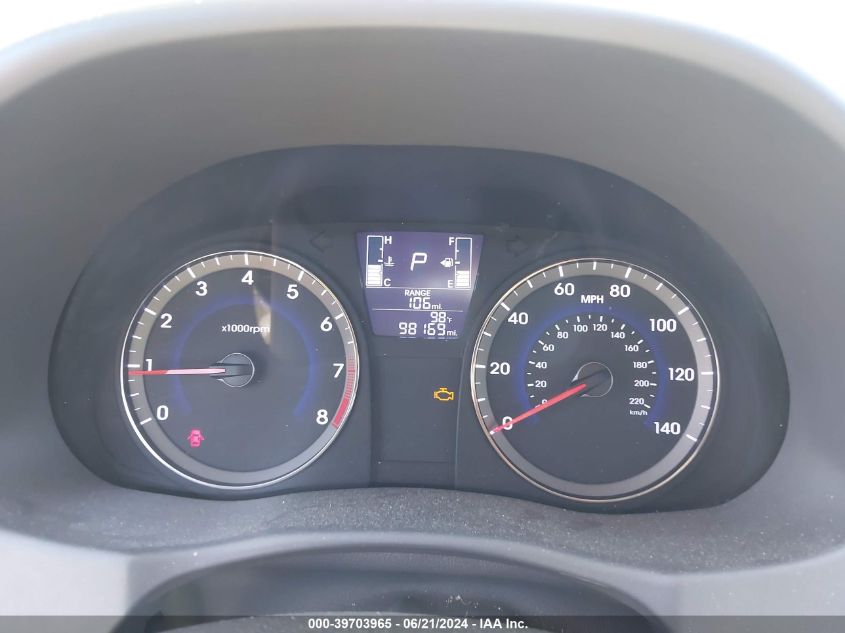 2015 Hyundai Accent Gs VIN: KMHCT5AE8FU212847 Lot: 39703965