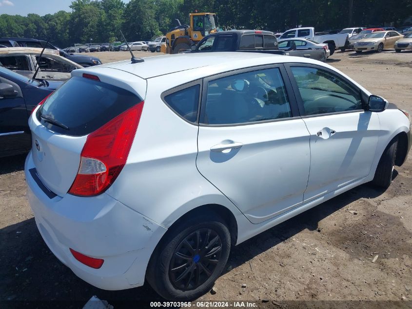 2015 Hyundai Accent Gs VIN: KMHCT5AE8FU212847 Lot: 39703965