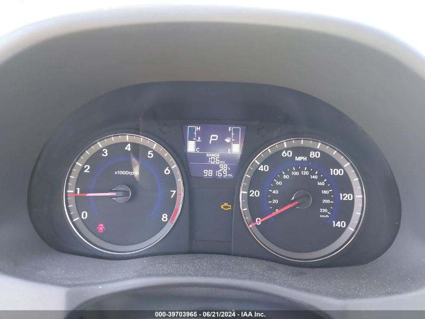 2015 Hyundai Accent Gs VIN: KMHCT5AE8FU212847 Lot: 39703965