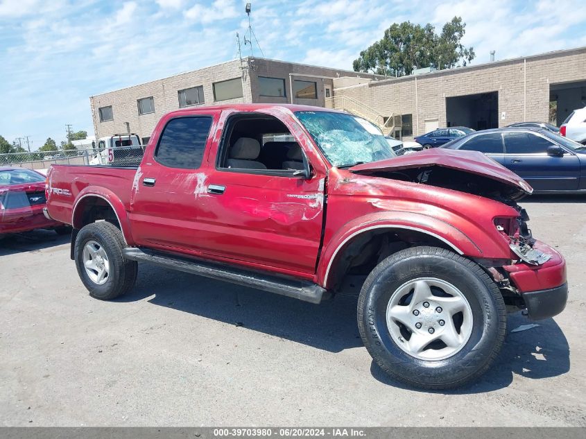 2002 Toyota Tacoma Prerunner V6 VIN: 5TEGN92NX2Z083811 Lot: 39703980