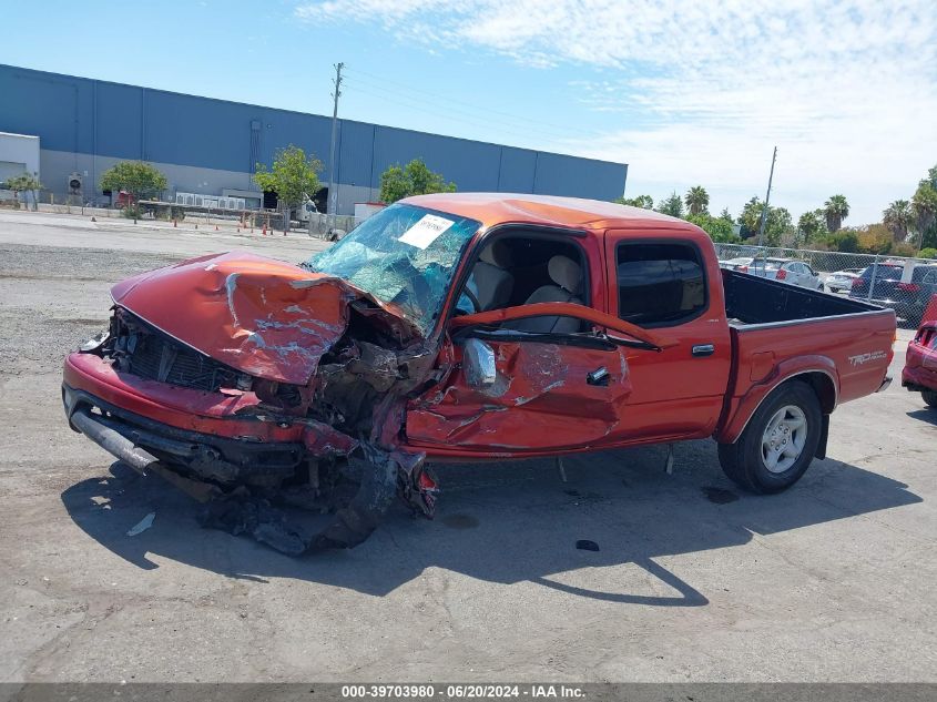 2002 Toyota Tacoma Prerunner V6 VIN: 5TEGN92NX2Z083811 Lot: 39703980