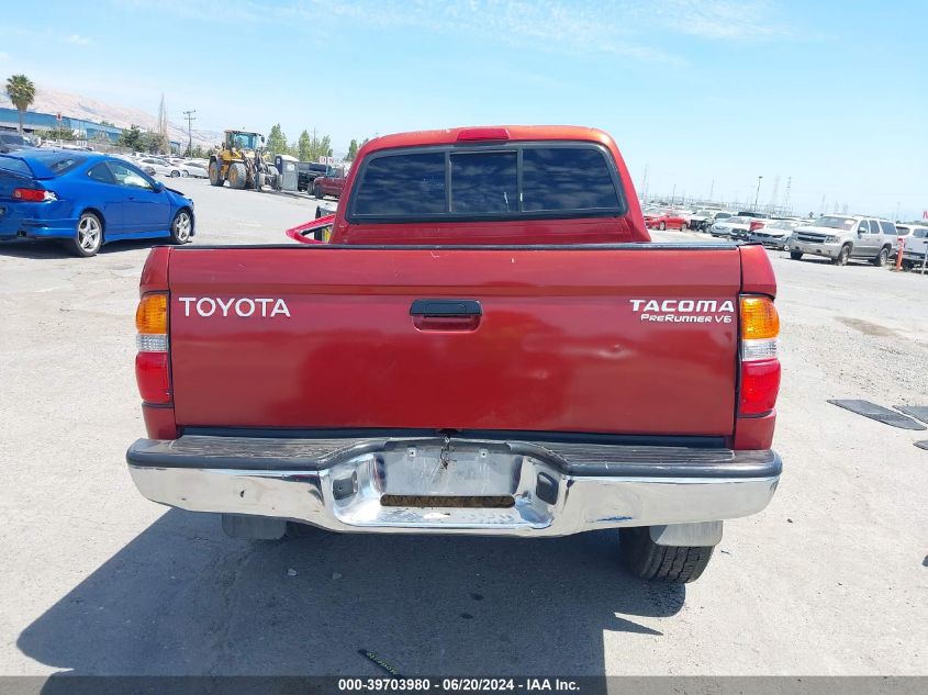2002 Toyota Tacoma Prerunner V6 VIN: 5TEGN92NX2Z083811 Lot: 39703980