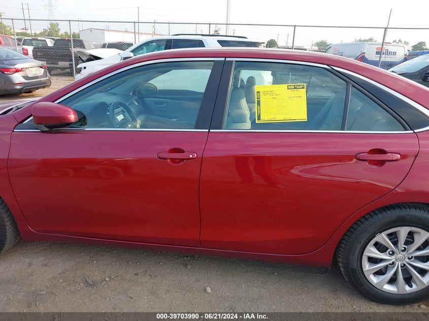 2015 Toyota Camry Le VIN: 4T1BF1FK2FU909599 Lot: 39703990