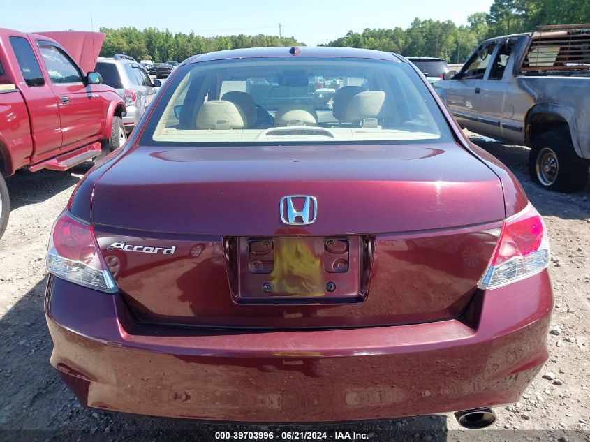 2010 Honda Accord 2.4 Ex-L VIN: 1HGCP2F83AA056304 Lot: 39703996