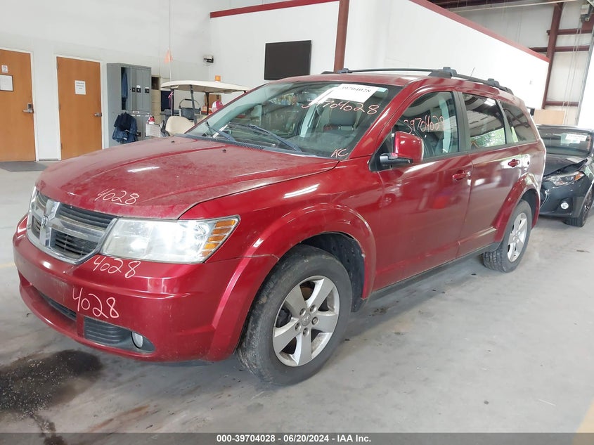 2010 Dodge Journey Sxt VIN: 3D4PG5FV3AT259616 Lot: 39704028