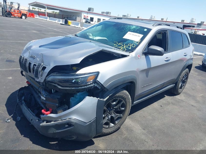 2019 Jeep Cherokee Trailhawk Elite 4X4 VIN: 1C4PJMBX8KD472195 Lot: 39704030