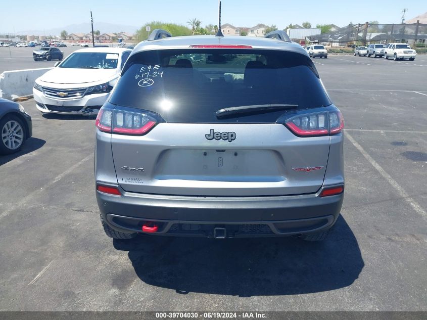 2019 Jeep Cherokee Trailhawk Elite 4X4 VIN: 1C4PJMBX8KD472195 Lot: 39704030