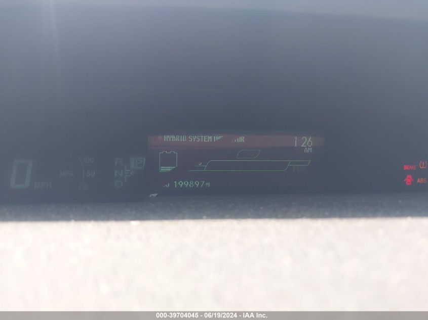 2010 Toyota Prius Ii VIN: JTDKN3DU8A0111664 Lot: 39704045