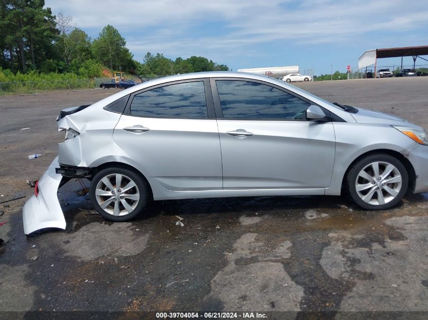 2014 Hyundai Accent Gls VIN: KMHCU4AE7EU620049 Lot: 39704054