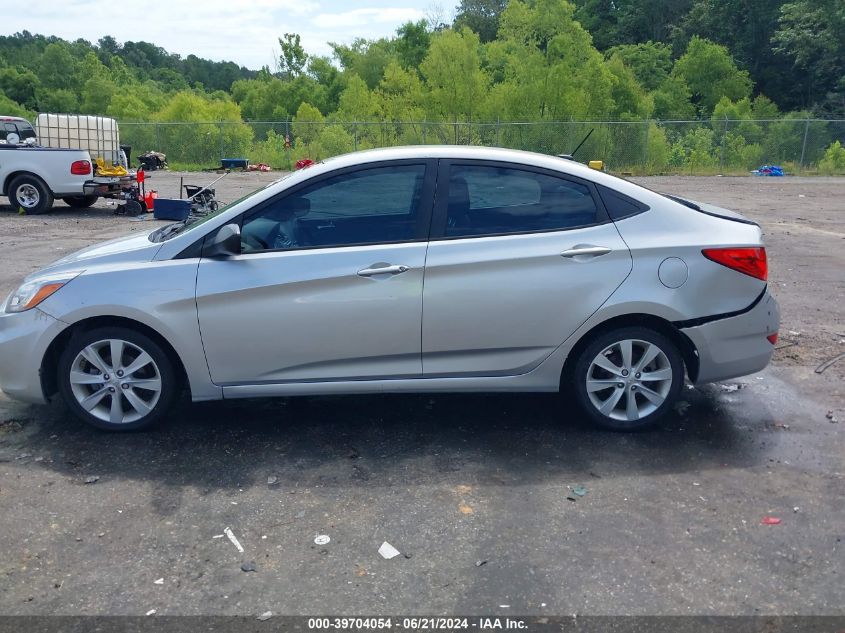 2014 Hyundai Accent Gls VIN: KMHCU4AE7EU620049 Lot: 39704054