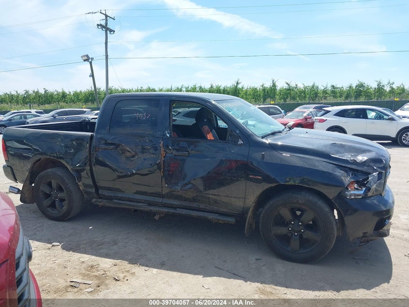 2017 Ram 1500 Express 4X4 5'7 Box VIN: 1C6RR7KT0HS507713 Lot: 39704057