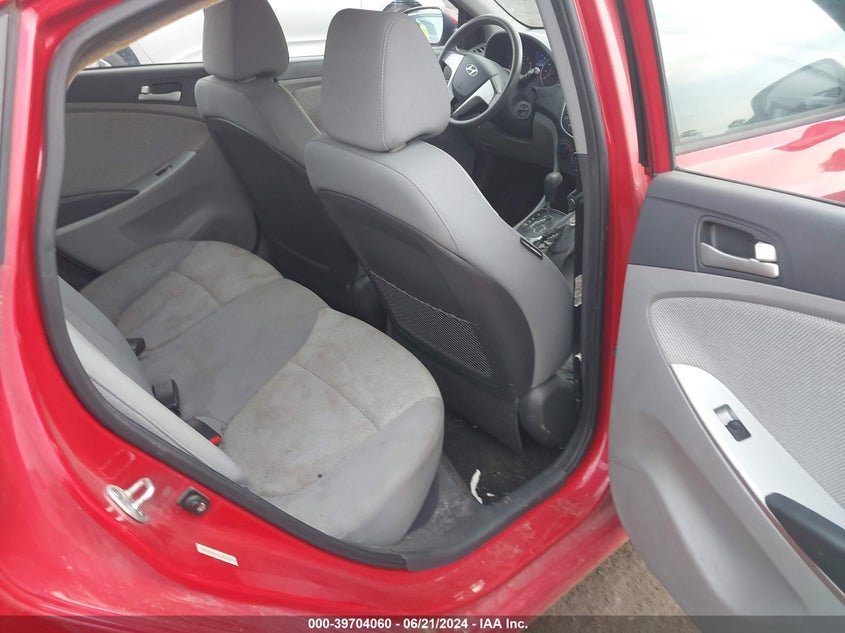 2012 Hyundai Accent Gls/Gs VIN: KMHCT4AE0CU262213 Lot: 39704060