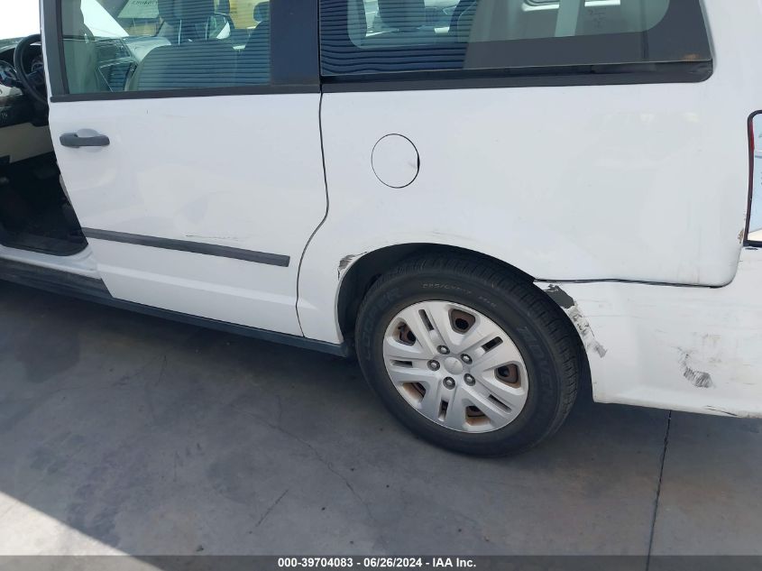 2014 Dodge Grand Caravan American Value Pkg VIN: 2C4RDGBGXER251085 Lot: 39704083