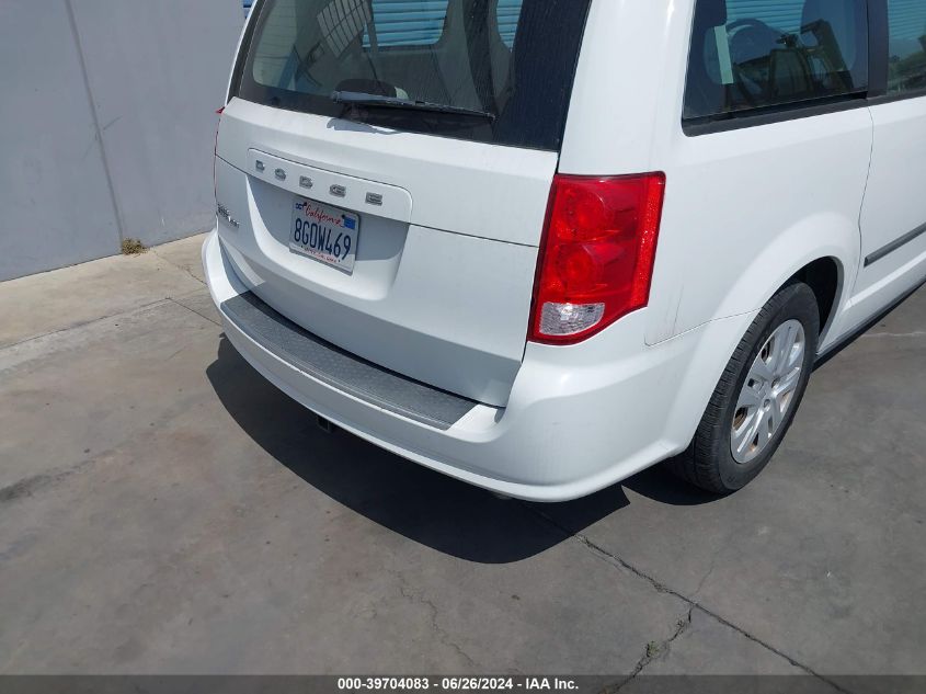 2014 Dodge Grand Caravan American Value Pkg VIN: 2C4RDGBGXER251085 Lot: 39704083