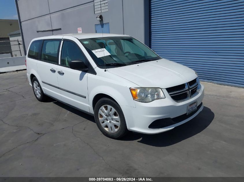 2014 Dodge Grand Caravan American Value Pkg VIN: 2C4RDGBGXER251085 Lot: 39704083