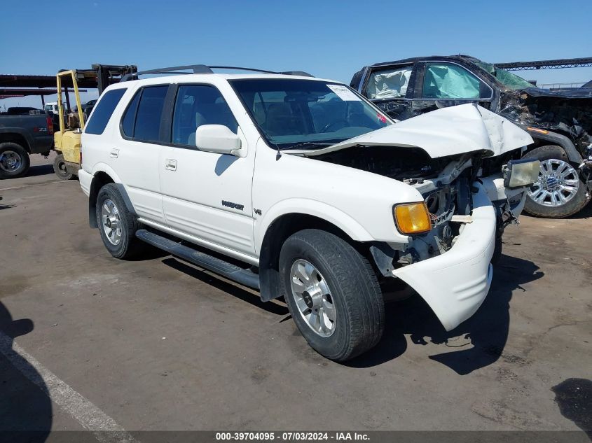 1999 Honda Passport Ex/Lx VIN: 4S6CM58W4X4427243 Lot: 39704095