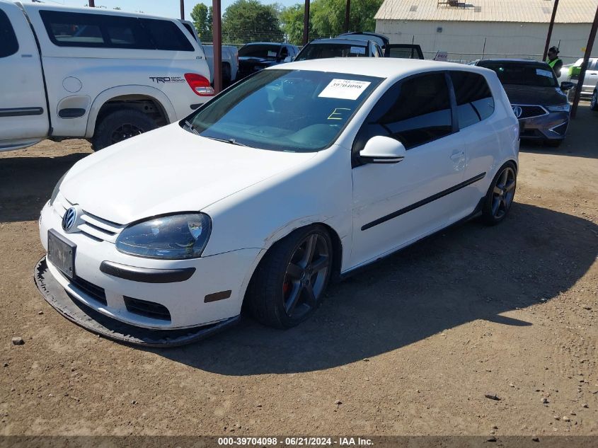 2007 Volkswagen Rabbit VIN: WVWBR71K77W109456 Lot: 39704098