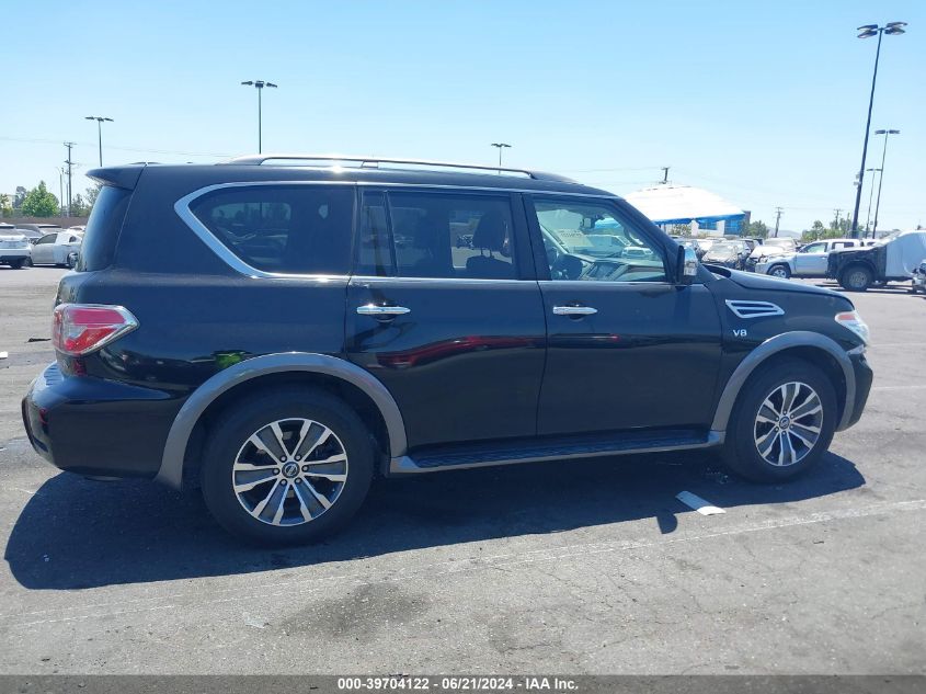 2019 Nissan Armada Sl VIN: JN8AY2ND7K9085040 Lot: 39704122