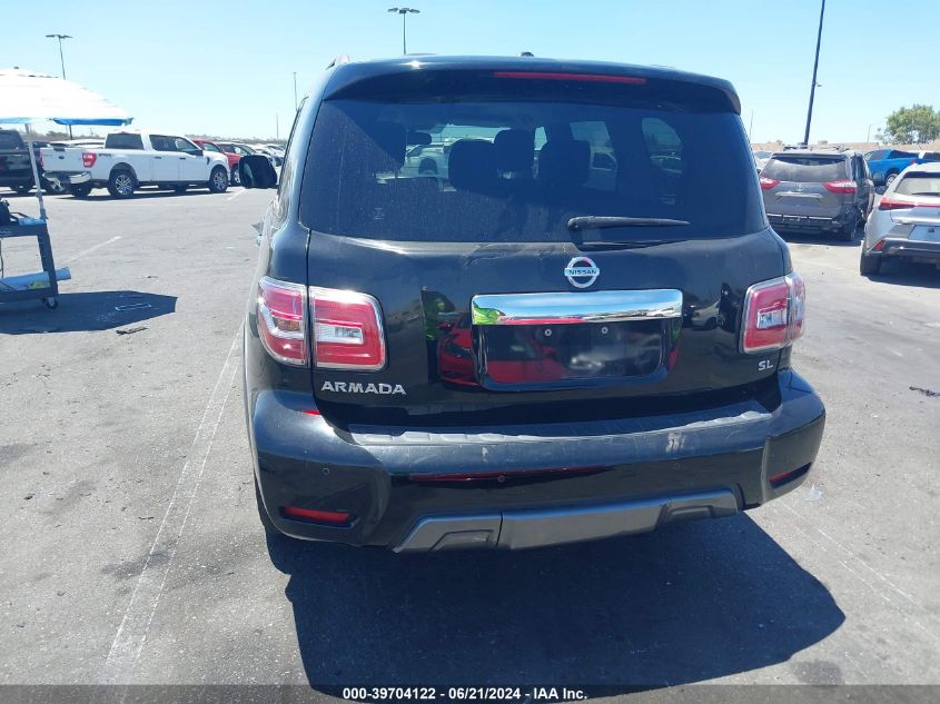 2019 Nissan Armada Sl VIN: JN8AY2ND7K9085040 Lot: 39704122