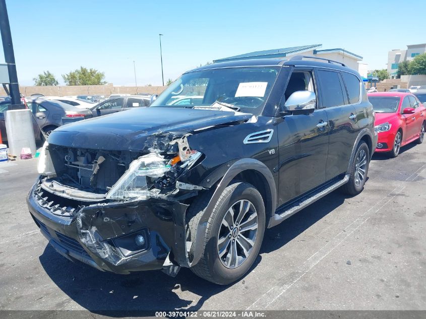 2019 Nissan Armada Sl VIN: JN8AY2ND7K9085040 Lot: 39704122