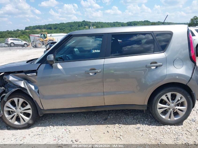 2015 Kia Soul + VIN: KNDJP3A52F7165138 Lot: 39704125