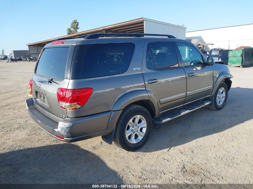 2005 Toyota Sequoia Sr5 V8 VIN: 5TDZT34AX5S261997 Lot: 39704132