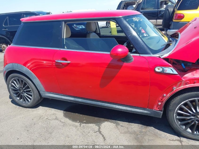 2013 Mini Hardtop Cooper S VIN: WMWSV3C52DT391222 Lot: 39704138