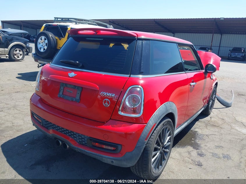 2013 Mini Hardtop Cooper S VIN: WMWSV3C52DT391222 Lot: 39704138