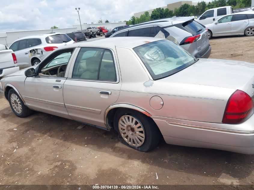 2006 Mercury Grand Marquis Ls VIN: 2MHFM75V06X635663 Lot: 39704139