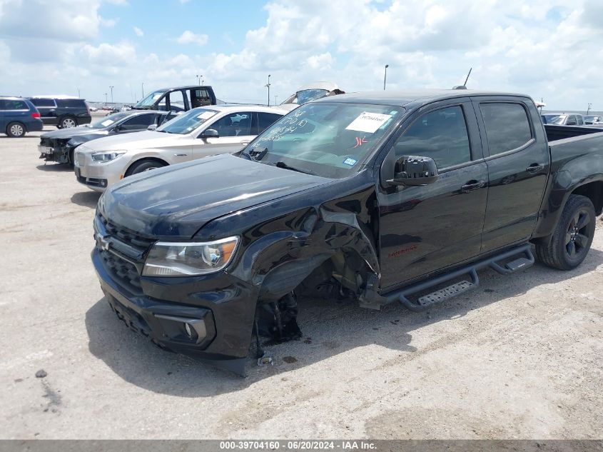 2021 Chevrolet Colorado 2Wd Short Box Lt VIN: 1GCGSCEN7M1132123 Lot: 39704160