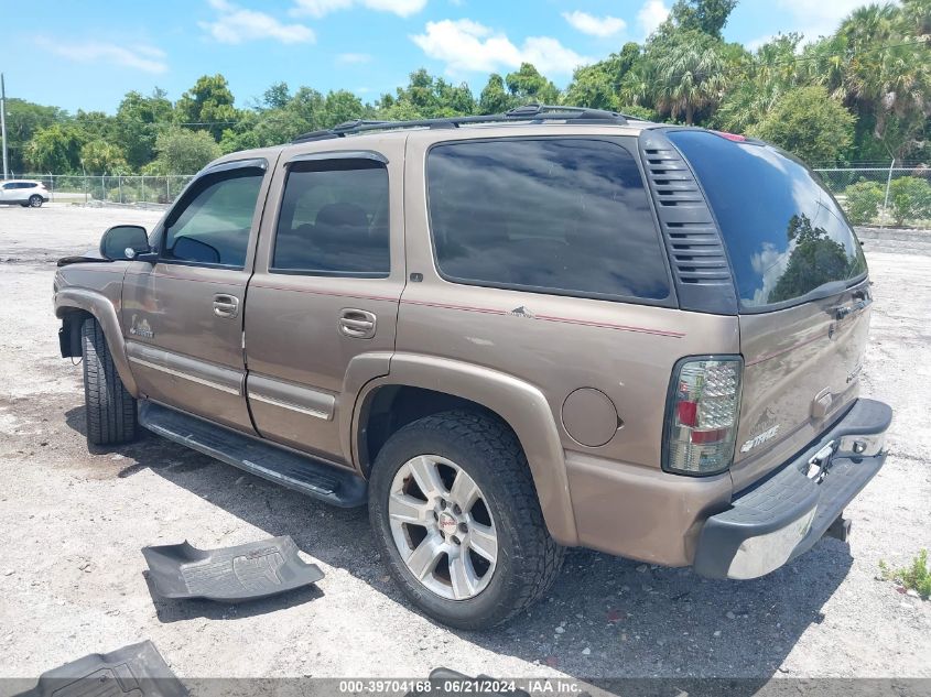 2003 Chevrolet Tahoe K1500 VIN: 1GNEK13Z73R119509 Lot: 39704168