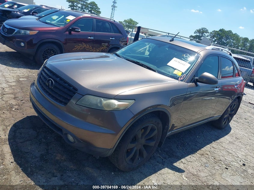 2005 Infiniti Fx35 VIN: JNRAS08U65X102374 Lot: 39704169