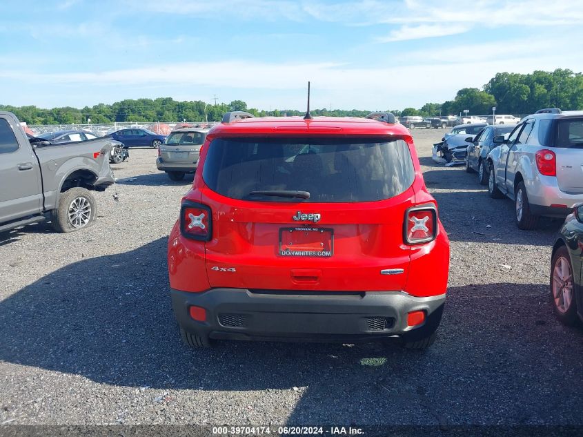 2018 Jeep Renegade Latitude 4X4 VIN: ZACCJBBB3JPH56096 Lot: 39704174