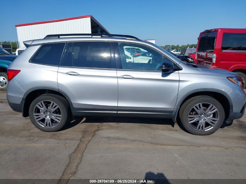 2019 Honda Passport Elite VIN: 5FNYF8H00KB013887 Lot: 39704189