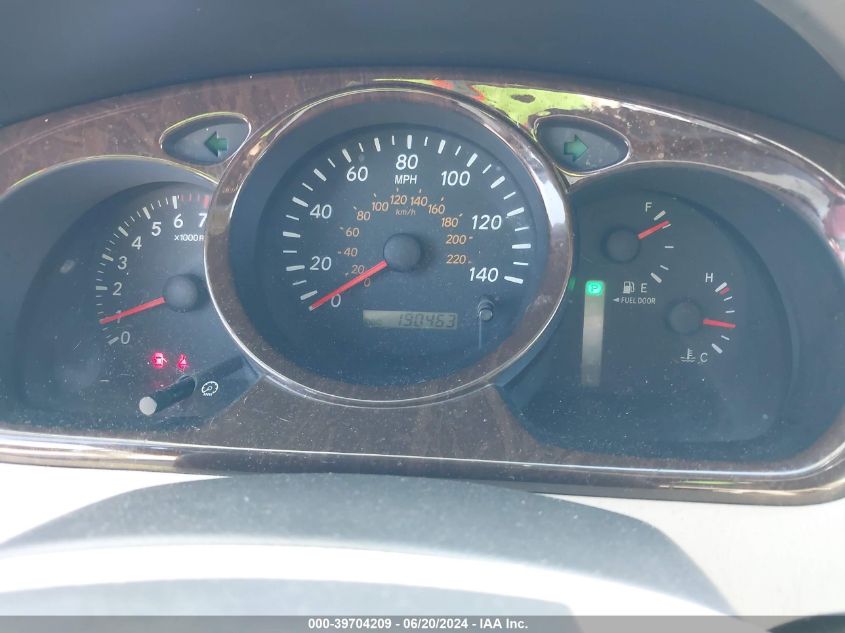 2003 Toyota Highlander Limited V6 VIN: JTEGF21A230076240 Lot: 39704209