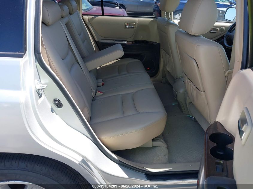 2003 Toyota Highlander Limited V6 VIN: JTEGF21A230076240 Lot: 39704209