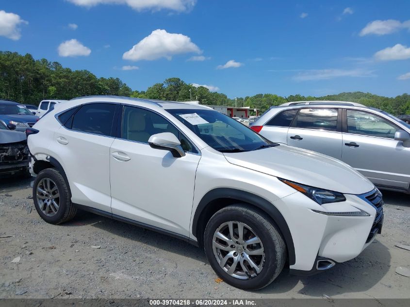 2016 Lexus Nx 200T VIN: JTJBARBZ8G2056737 Lot: 39704218