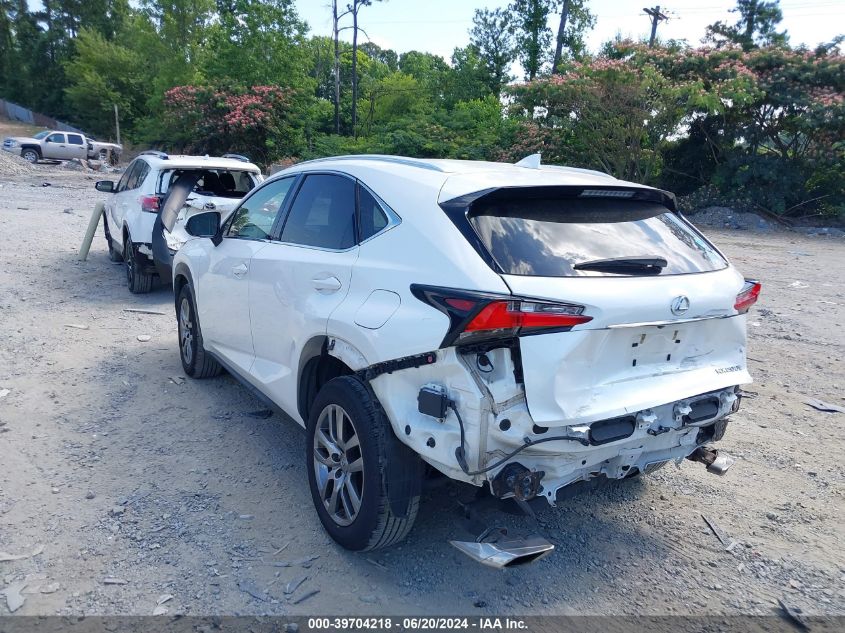 2016 Lexus Nx 200T VIN: JTJBARBZ8G2056737 Lot: 39704218