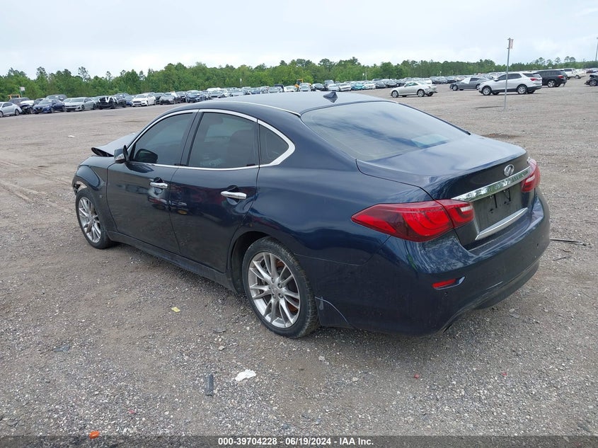 2019 Infiniti Q70 3.7 Luxe VIN: JN1BY1AP5KM505050 Lot: 39704228