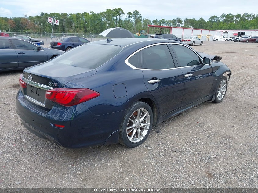 2019 Infiniti Q70 3.7 Luxe VIN: JN1BY1AP5KM505050 Lot: 39704228